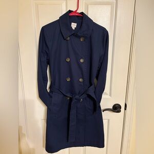 Women’s trenchcoat- Navy Blue- Jcrew